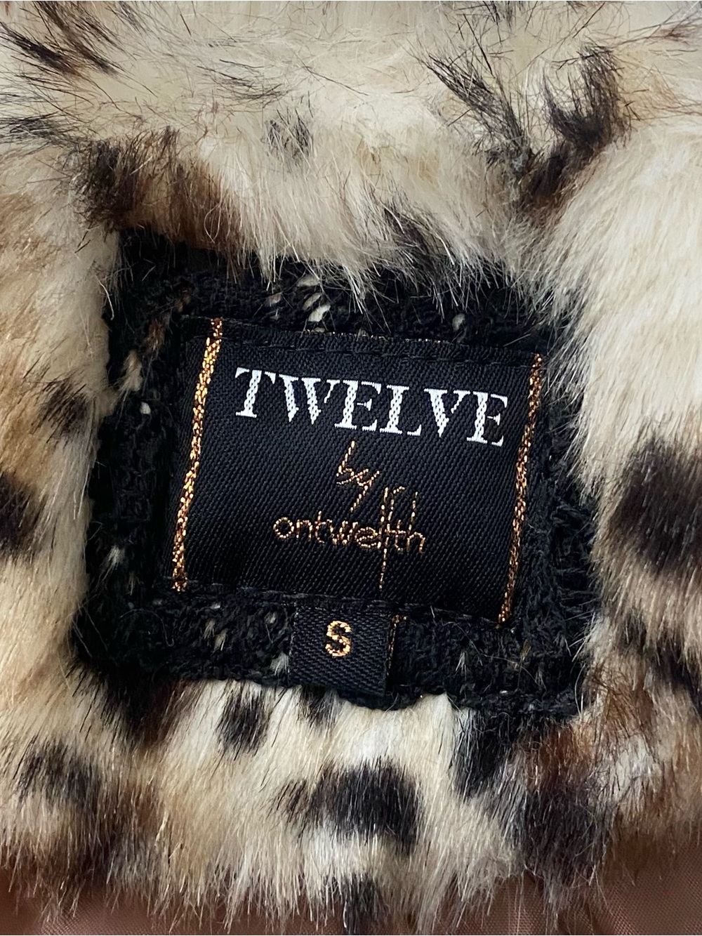 Twelve By Ontwelfth | Animal Print Faux Fur Coat - Picture 6 of 6